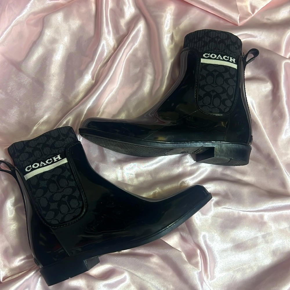 Coach Rain booties